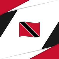 Trinidad And Tobago Flag Abstract Background Design Template. Trinidad And Tobago Independence Day Banner Social Media Post. Trinidad And Tobago vector