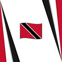 Trinidad And Tobago Flag Abstract Background Design Template. Trinidad And Tobago Independence Day Banner Social Media Post. Trinidad And Tobago Flag vector