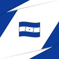 Honduras Flag Abstract Background Design Template. Honduras Independence Day Banner Social Media Post vector
