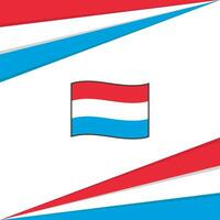 Luxembourg Flag Abstract Background Design Template. Luxembourg Independence Day Banner Social Media Post. Luxembourg Design vector