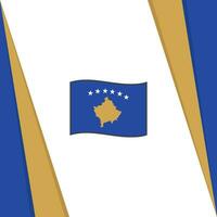Kosovo bandera resumen antecedentes diseño modelo. Kosovo independencia día bandera social medios de comunicación correo. Kosovo bandera vector