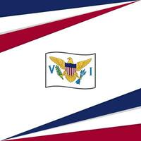 U.S. Virgin Islands Flag Abstract Background Design Template. U.S. Virgin Islands Independence Day Banner Social Media Post. U.S. Virgin Islands Design vector