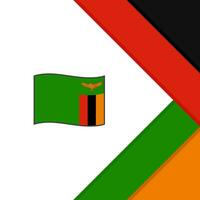 Zambia bandera resumen antecedentes diseño modelo. Zambia independencia día bandera social medios de comunicación correo. Zambia dibujos animados vector