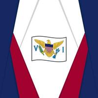 U.S. Virgin Islands Flag Abstract Background Design Template. U.S. Virgin Islands Independence Day Banner Social Media Post. U.S. Virgin Islands Background vector