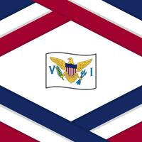 U.S. Virgin Islands Flag Abstract Background Design Template. U.S. Virgin Islands Independence Day Banner Social Media Post. U.S. Virgin Islands Template vector