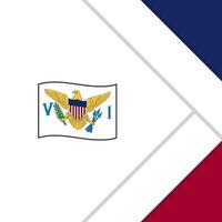 U.S. Virgin Islands Flag Abstract Background Design Template. U.S. Virgin Islands Independence Day Banner Social Media Post. U.S. Virgin Islands Banner vector