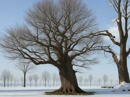 árbol hermosa cerca arriba imagen ai generado foto