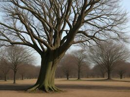 árbol hermosa cerca arriba imagen ai generado foto