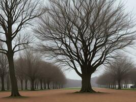 árbol hermosa cerca arriba imagen ai generado foto