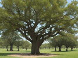 tree beautiful close up image ai generated photo