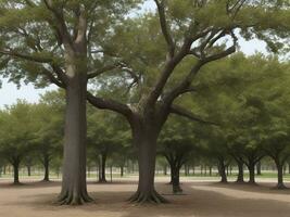 árbol hermosa cerca arriba imagen ai generado foto