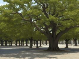 árbol hermosa cerca arriba imagen ai generado foto