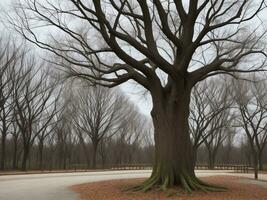 árbol hermosa cerca arriba imagen ai generado foto