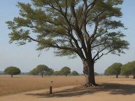 árbol hermosa cerca arriba imagen ai generado foto