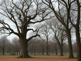 árbol hermosa cerca arriba imagen ai generado foto