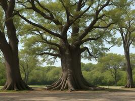 tree beautiful close up image ai generated photo