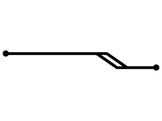 Geometric Line Technological with Dot