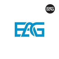 Letter EAG Monogram Logo Design vector