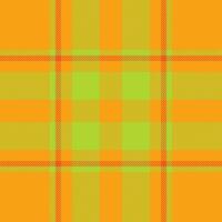 Plaid check pattern. Seamless fabric texture. Tartan textile print. vector