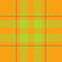 Plaid check pattern. Seamless fabric texture. Tartan textile print. vector