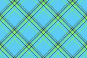 Tartan plaid background, diagonal check seamless pattern. Vector fabric texture for textile print, wrapping paper, gift card, wallpaper.