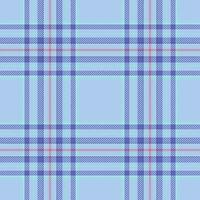 Plaid seamless pattern. Check fabric texture. Vector textile print.