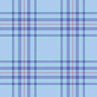 Plaid seamless pattern. Check fabric texture. Vector textile print.