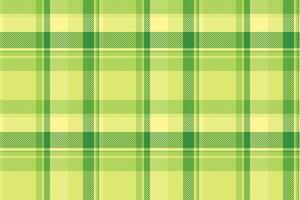 Textile check pattern of fabric seamless vector with a tartan background texture plaid.