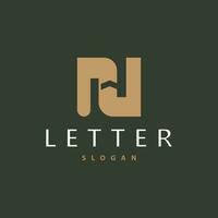 Initial HM Letter Logo, Modern and Luxury Vector Minimalist MH Logo Template