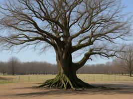 árbol hermosa cerca arriba imagen ai generado foto