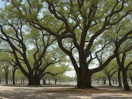 árbol hermosa cerca arriba imagen ai generado foto