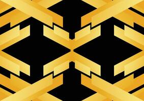 abstract geometric on black background vector
