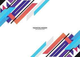 abstract geometric modern style background design vector