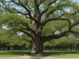 árbol hermosa cerca arriba imagen ai generado foto