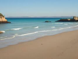 beach beautiful close up image ai generated photo