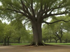 árbol hermosa cerca arriba imagen ai generado foto