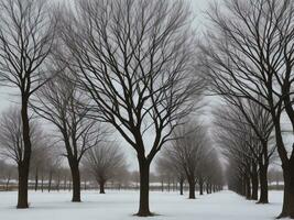 tree beautiful close up image ai generated photo
