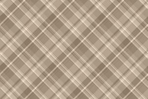 Tartan seamless pattern of texture fabric vector with a check plaid background textile.