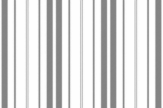 Stripe pattern background of fabric vector texture with a seamless vertical lines textile.