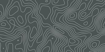 Seamless Pattern with Lines. Topographic Background vector