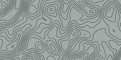 Topographic Background Lines. Seamless Pattern with Lines vector