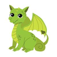 Little dragon vector illustration