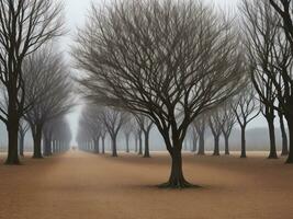 árbol hermosa cerca arriba imagen ai generado foto