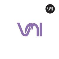 Letter VMI Monogram Logo Design vector