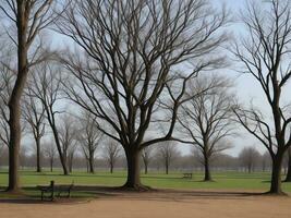 árbol hermosa cerca arriba imagen ai generado foto