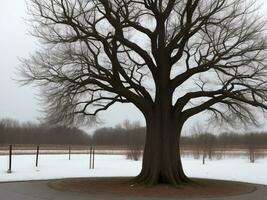 árbol hermosa cerca arriba imagen ai generado foto