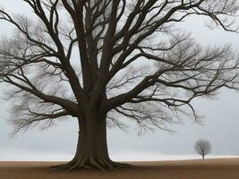 árbol hermosa cerca arriba imagen ai generado foto