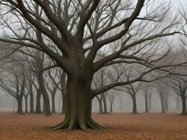 árbol hermosa cerca arriba imagen ai generado foto