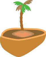 Palm tree vector