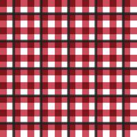 Seamless check plaid pattern background. Christmas decorating theme. vector